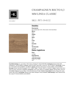 CHAMPAGNE/N RECTO 8,3 MM LINEA CLASSIC