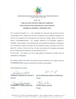 Acta H&aacute;biles e Inh&aacute;biles