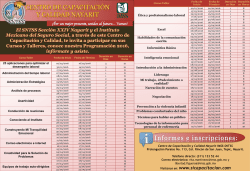 convocatoria cursos centro de capacitaci&oacute;n