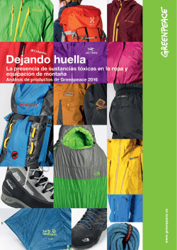 Dejando huella de Greenpeace