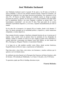 Jos&eacute; Mel&eacute;ndez Inchausti