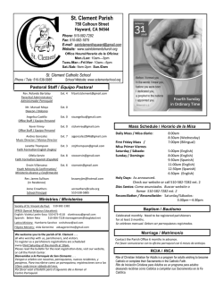 St. Clement Parish - Saint Clement Church