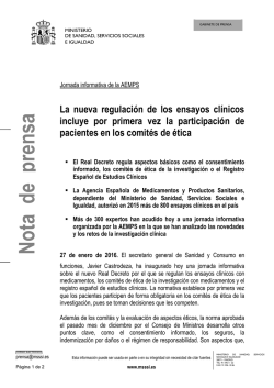 La nueva regulaci&oacute;n de los ensayos cl&iacute;nicos incluye por primera vez