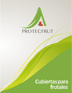 Cubiertas para frutales