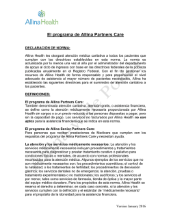 El programa de Allina Partners Care