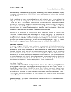 Glosa Curricular Dr. Leopoldo Altamirano Robles