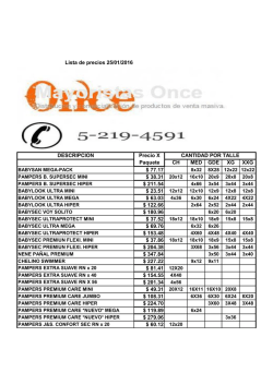 Catalogo de Pa&ntilde;ales