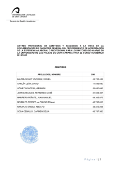 listado provisional admitidos/excluidos mayores de 40 a&ntilde;os