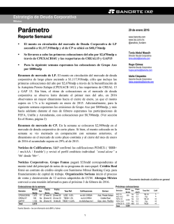 Par&aacute;metro IXE - Casa de Bolsa Banorte