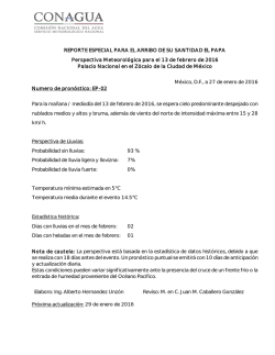 "Benito Ju&aacute;rez" de la - Servicio Meteorol&oacute;gico Nacional. M&eacute;xico.