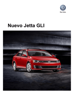 Descargar Ficha T&eacute;cnica Nuevo Jetta GLI