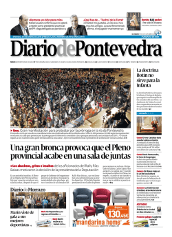 la portada de hoy - Diario de pontevedra