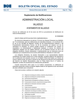 Anuncio de notificaci&oacute;n BOE-N