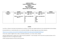 Espa&ntilde;ol - Liceo Humanista Calmecac