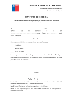 UNIDAD DE ACREDITACI&Oacute;N SOCIOECON&Oacute;MICA