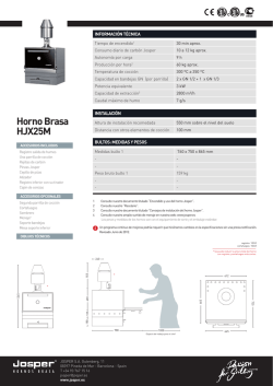 Horno Brasa HJX25M