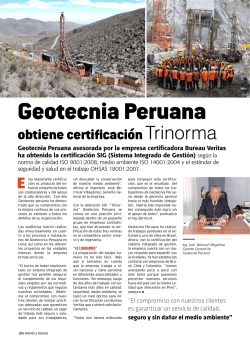 Geotecnia Peruana