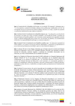 ACUERDO Nro. MINEDUC-ME-2015-00169