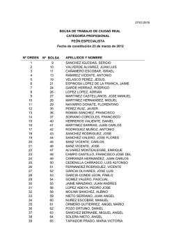 Bolsa de Ciudad Real