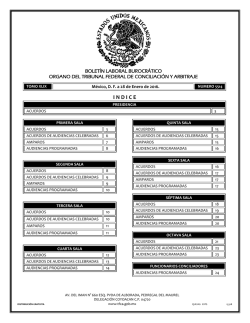 28 - Tribunal Federal de Conciliaci&oacute;n y Arbitraje