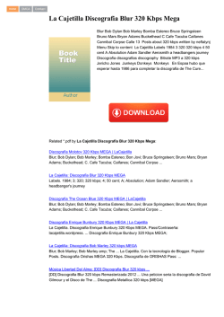 La Cajetilla Discografia Blur 320 Kbps Mega