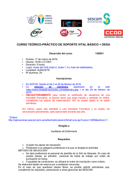 curso te&oacute;rico-pr&aacute;ctico de soporte vital b&aacute;sico + desa