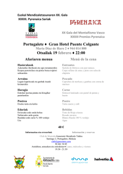 EUSKAL MENDIZALETASUNAREN XX GALA