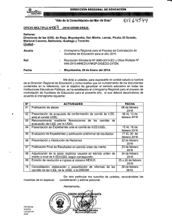 CRONOGRAMA AUXILIARES