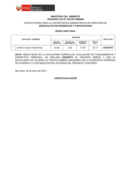 Resultado final CAS 238_2015