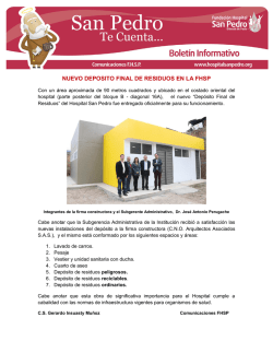 Leer Mas... - Fundaci&oacute;n Hospital San Pedro