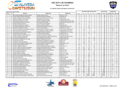 VIII RUTA DE INVIERNO