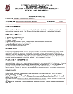 Preparaci&oacute;n y Transporte de Materiales - Esime