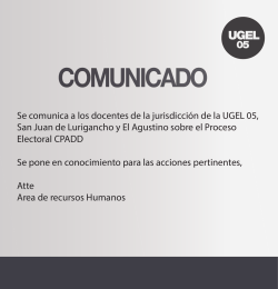 Comunicado-Sobre el Proceso Electoral CPADD