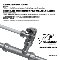 ICE MAKER CONNECTION KIT ENSEMBLE DE RACCORDEMENT