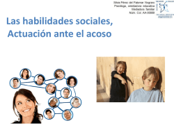 habilidades sociales y acoso