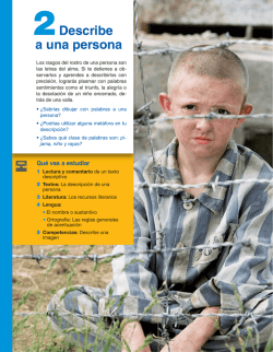 Las personas - Generador de Actividades Educativas