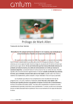 Pr&oacute;logo de Mark Allen
