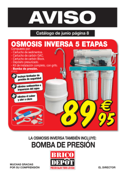 BOMBA DE PRESI&Oacute;N