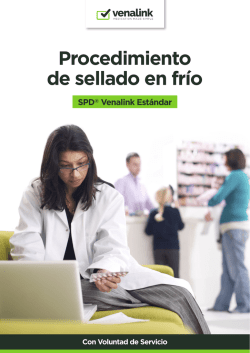 Ver procedimiento de sellado en fr&iacute;o del SPD &reg; Est&aacute;ndar