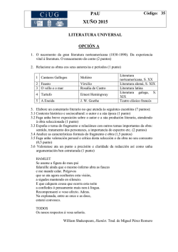 LITERATURA UNIVERSAL