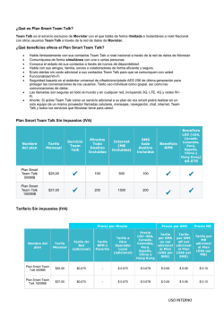 Informaci&oacute;n planes smart team talk