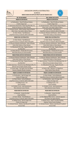 resultados verano 2015