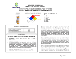 hoja de seguridad extintor polvo quimico seco