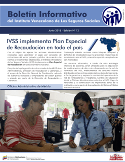 Bolet&iacute;n Informativo