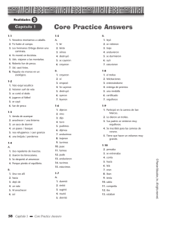 Core Practice Answers