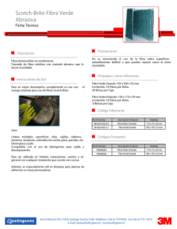 Scotch-Brite Fibra Verde Abrasiva