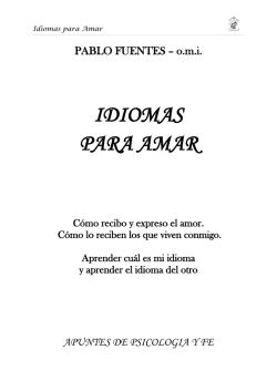 IDIOMAS PARA AMAR