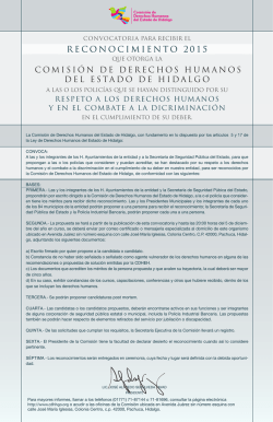 convoc policia - Comisi&oacute;n de Derechos Humanos del Estado de