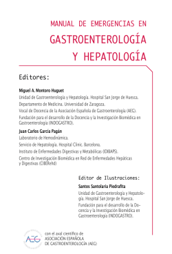 GASTROENTEROLOG&iacute;A Y HEPATOLOG&iacute;A