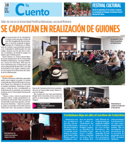 Cuento - Muestra Audiovisual Cine Sin&uacute;